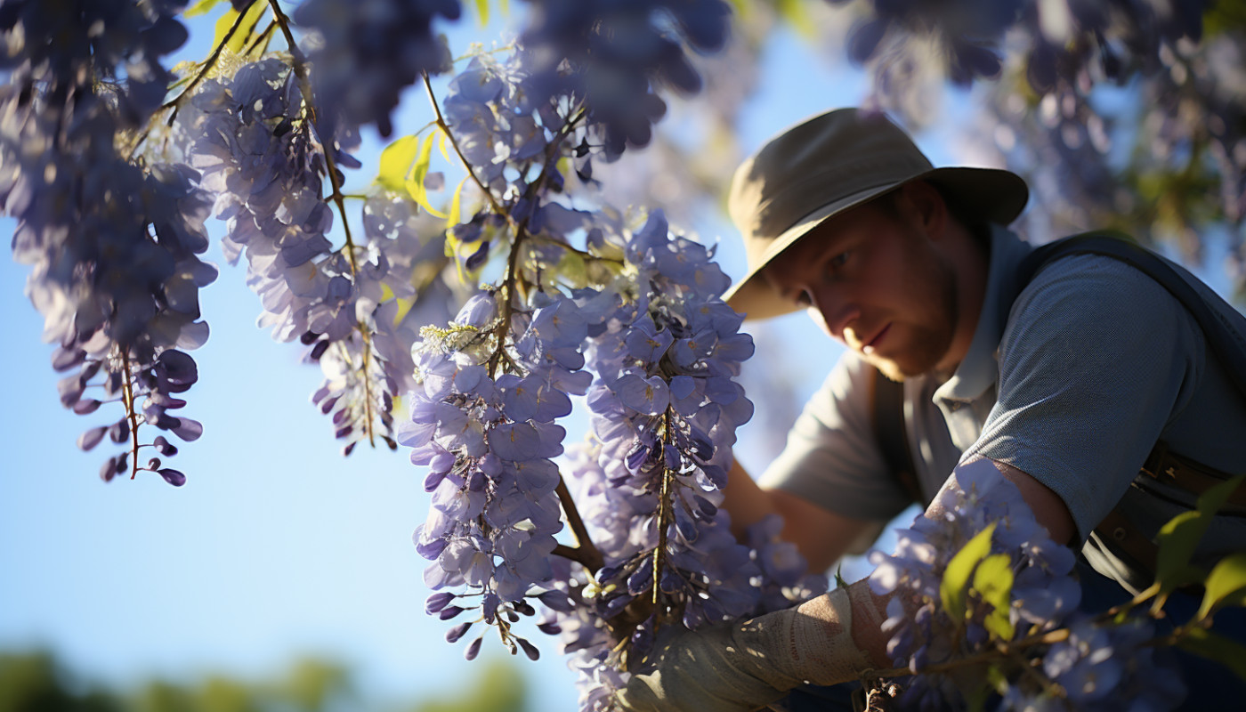 Quels sont les outils appropriés pour tailler la plante de glycine chez soi?